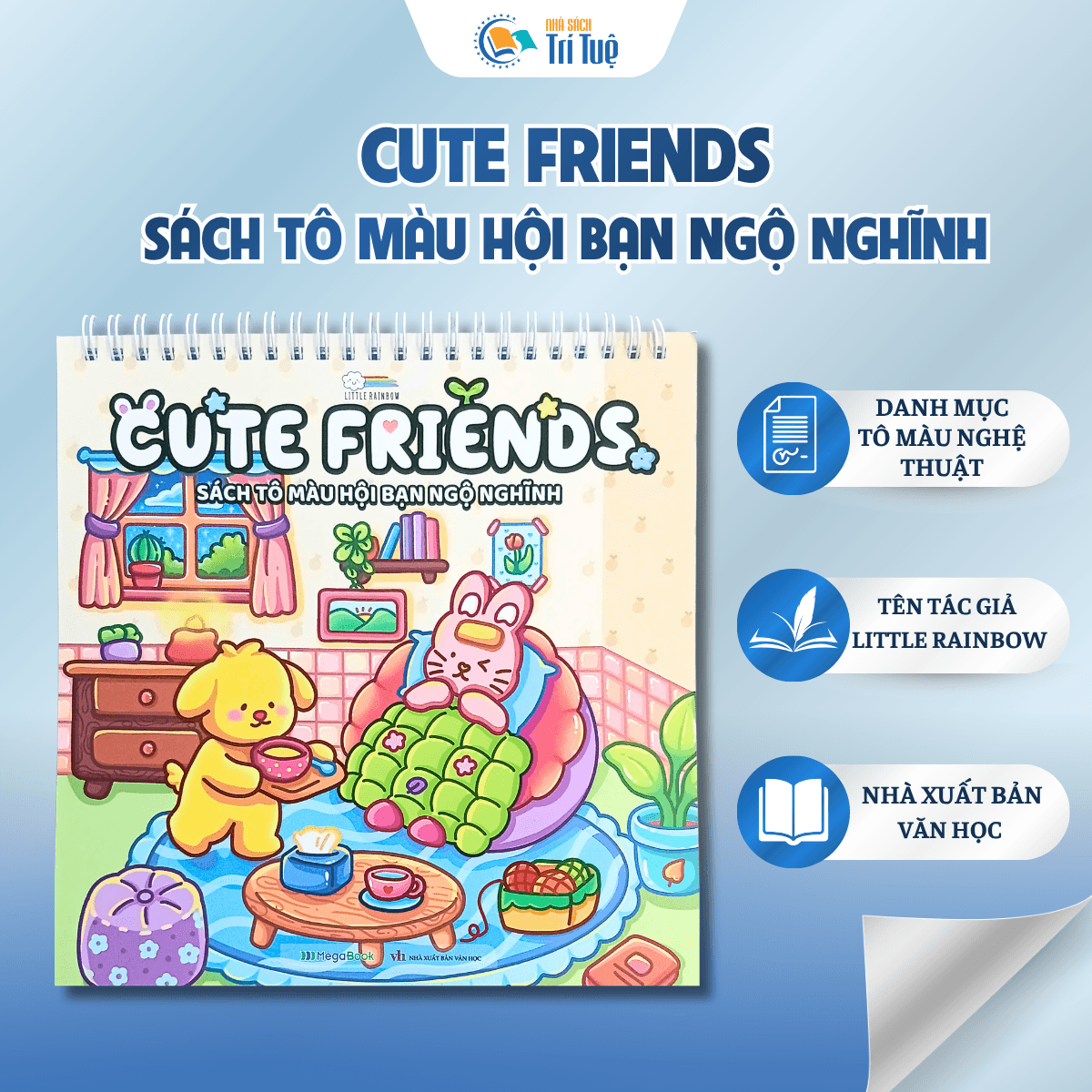 Cute friends Sách tô màu hội bạn ngộ nghĩnh