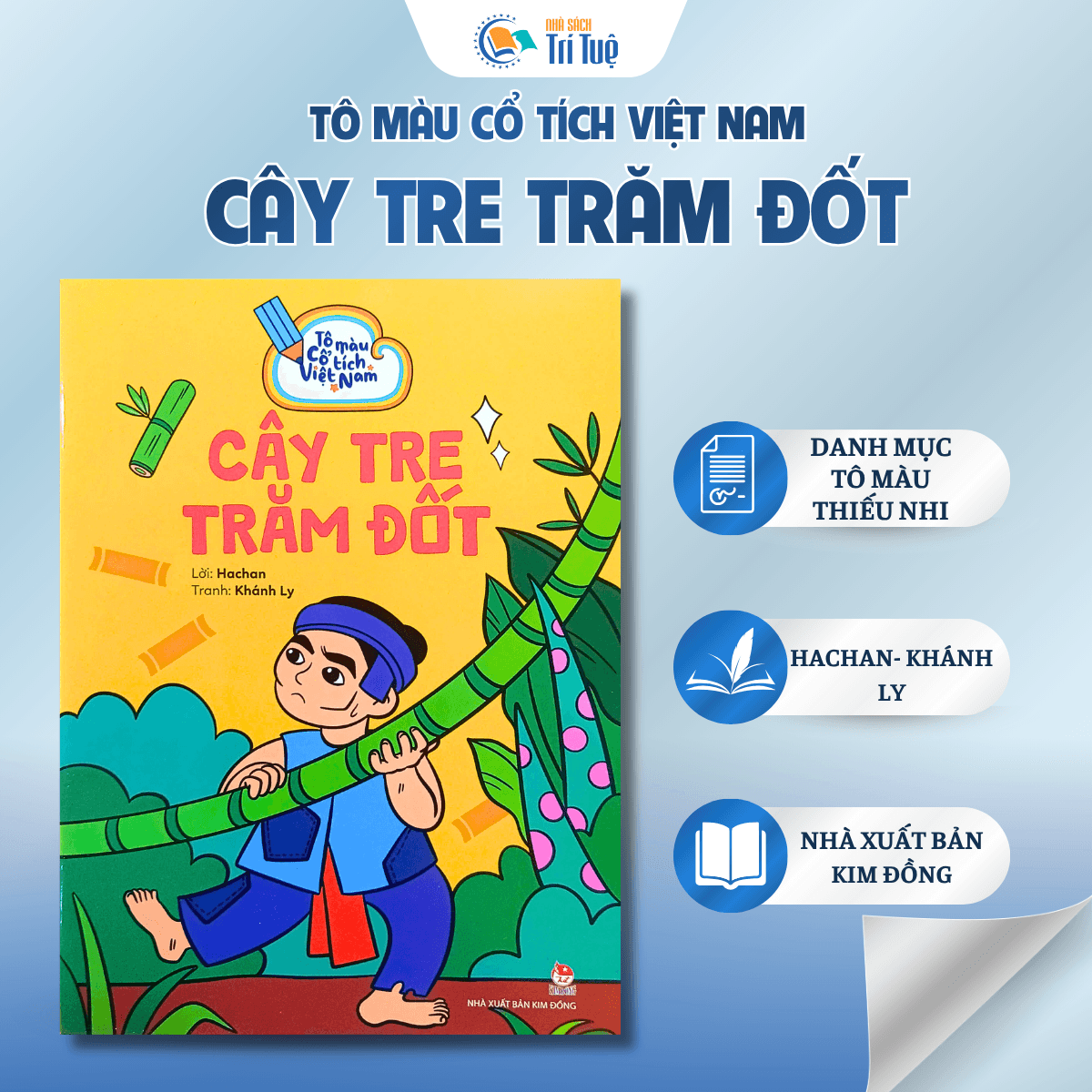 Tô màu cổ tích việt nam - cây tre trăm đốt