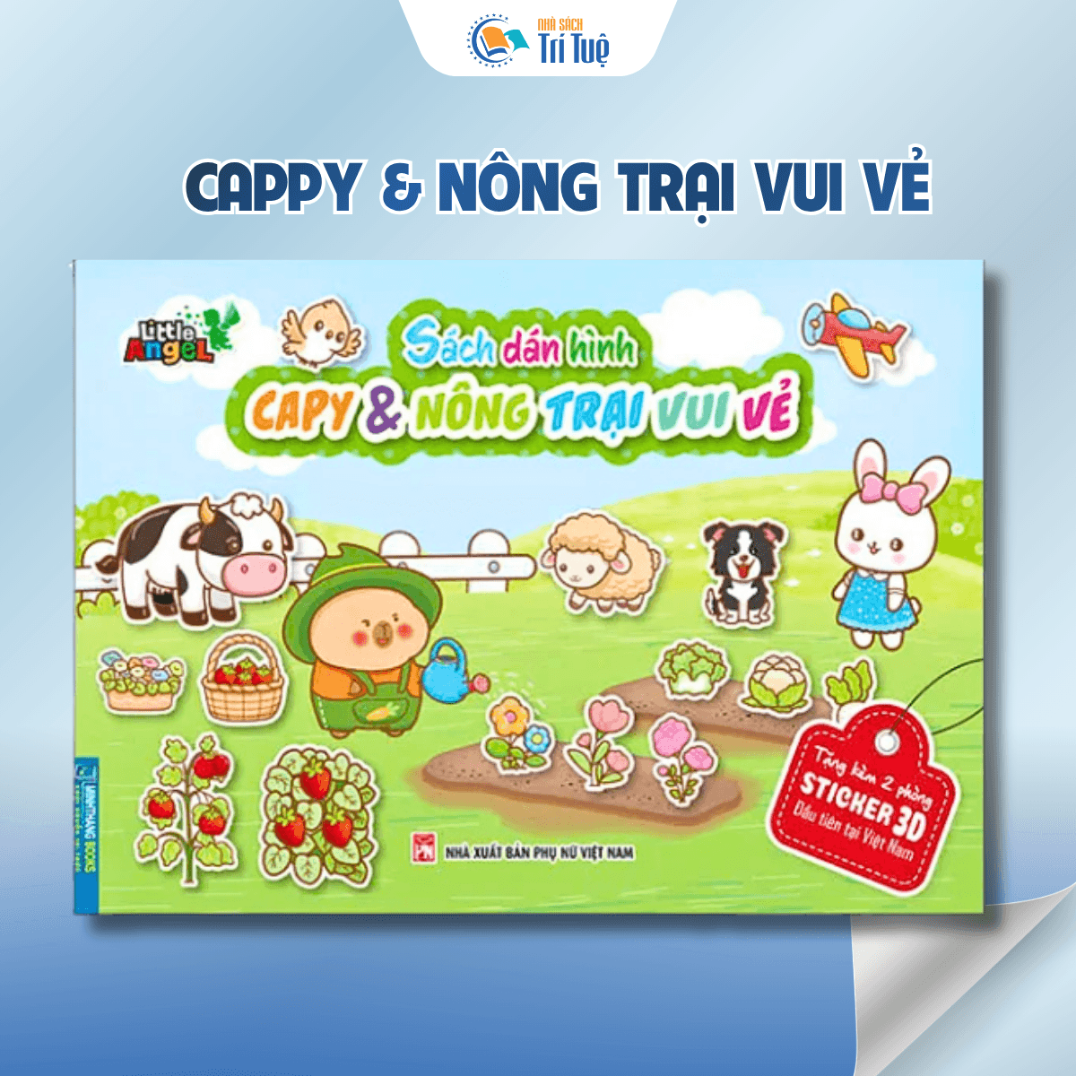 Combo sách dán hình capy (4 cuốn)
