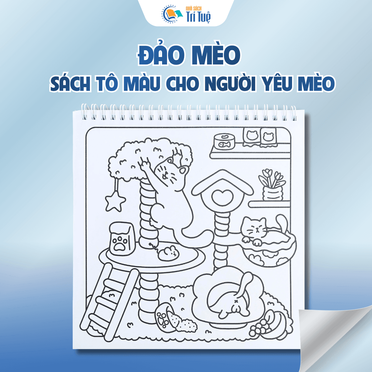 Đảo mèo - sách tô màu cho người yêu mèo