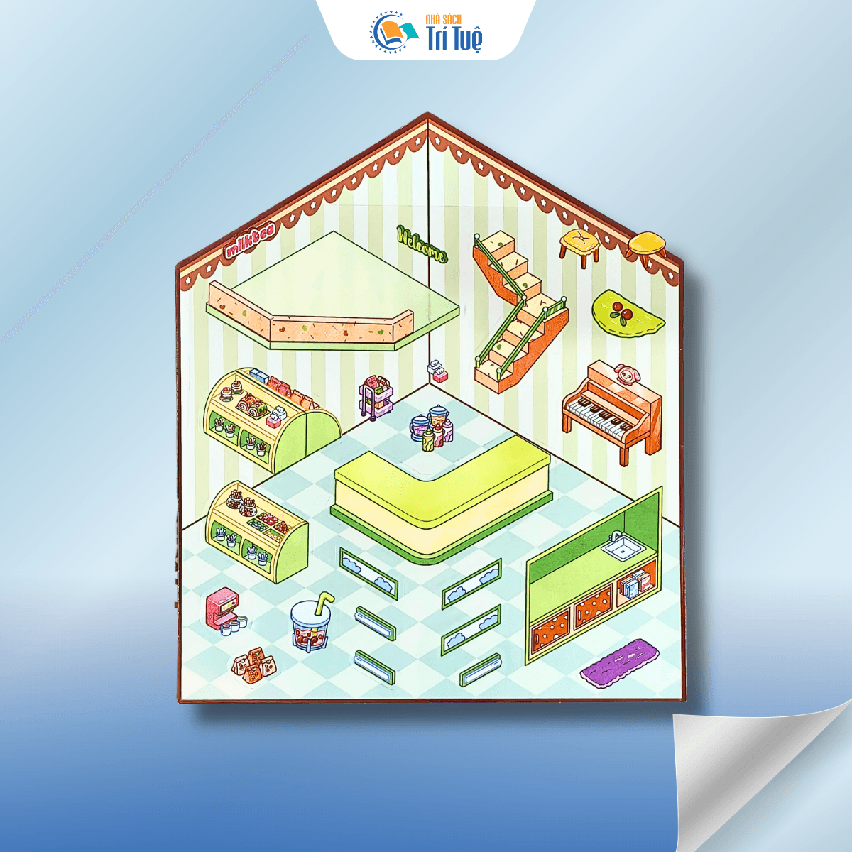 Bóc Dán 3D - Tiệm Trà Sữa Baby Three