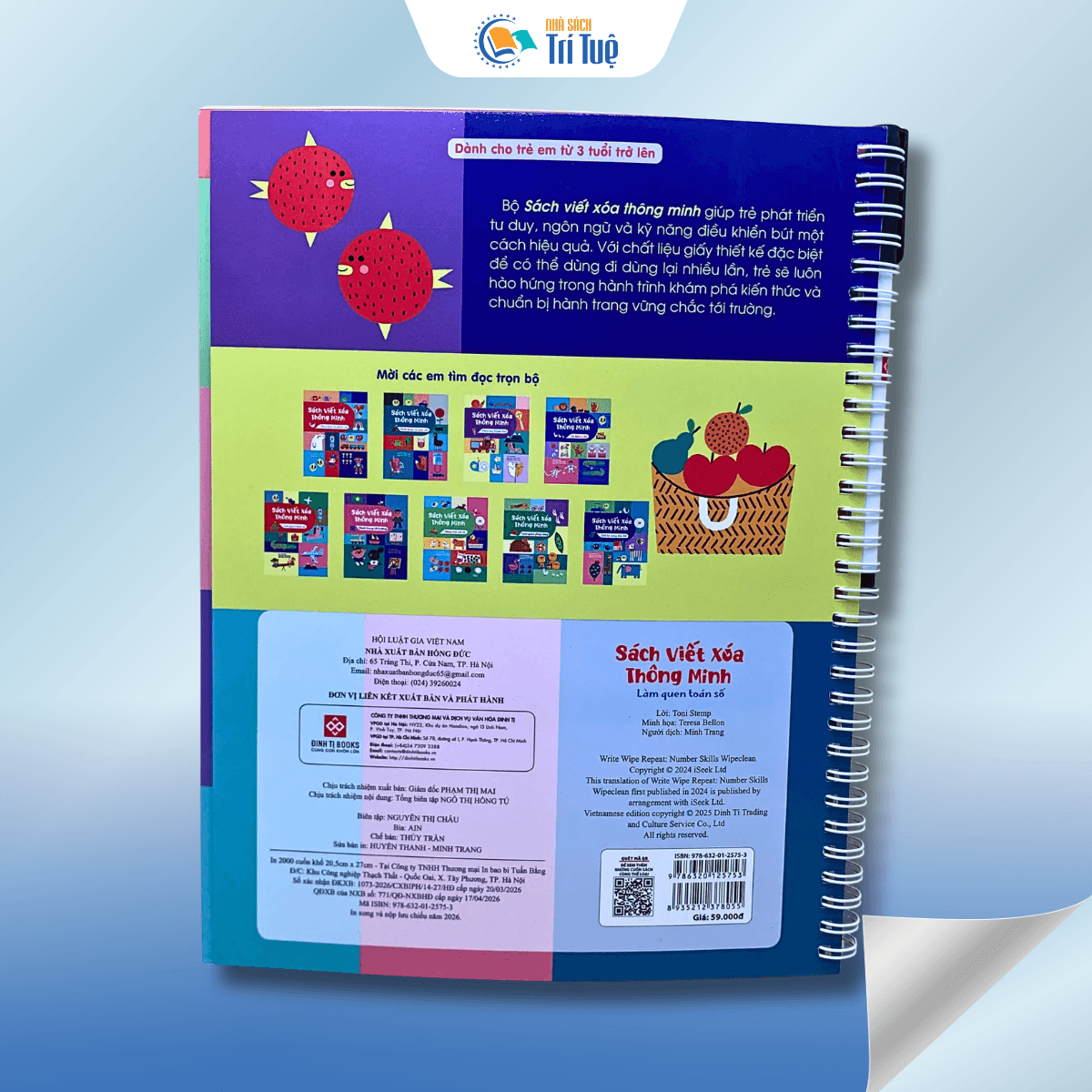 Sách Viết Xóa Thông Minh - Làm Quen Toán Số