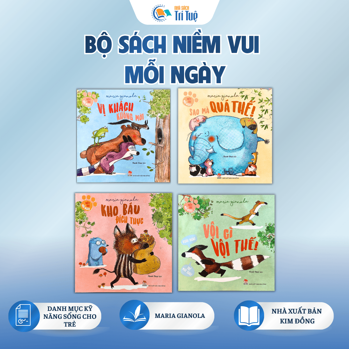 Combo Sách niềm vui mỗi ngày (4 cuốn )
