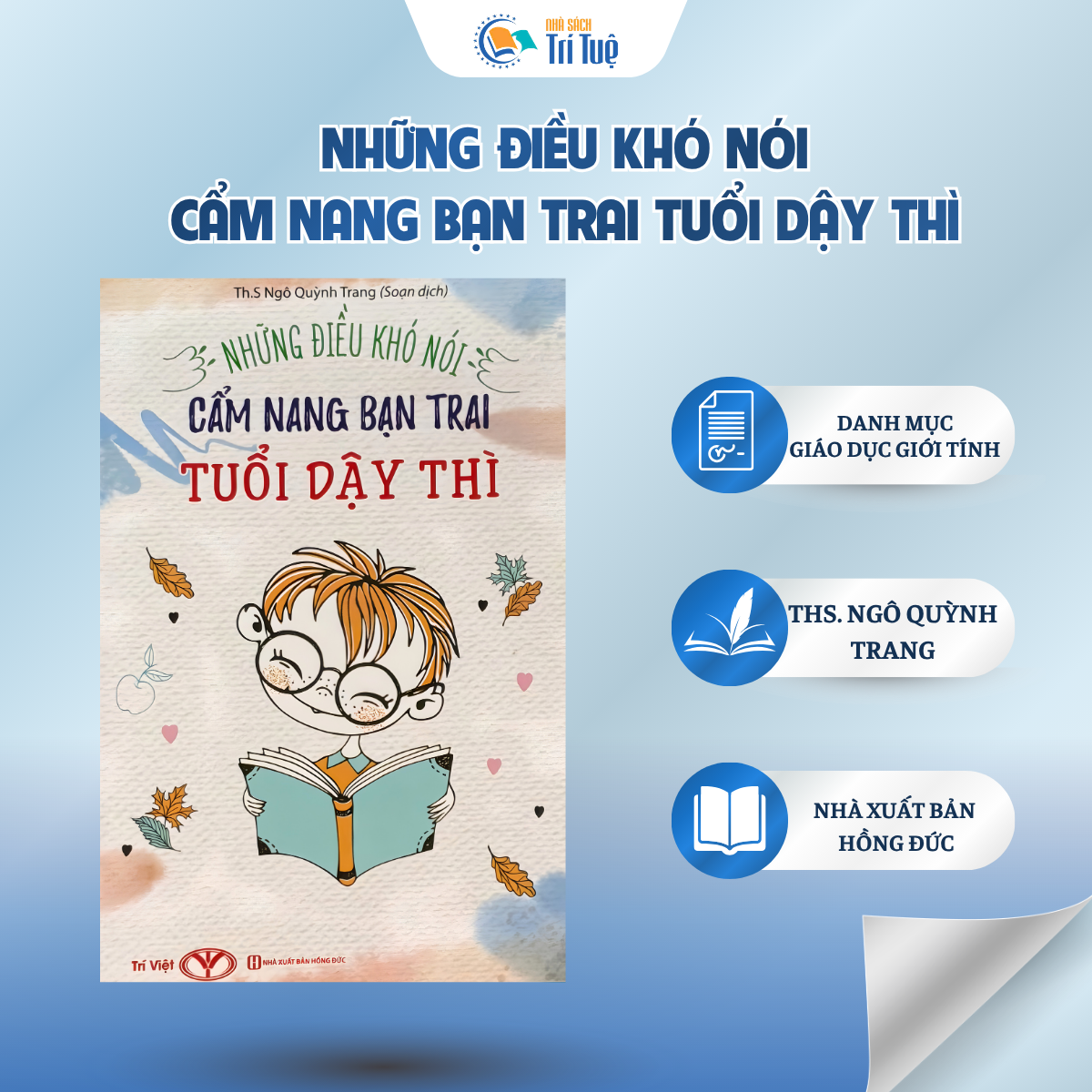 Sách: Cẩm Nang Bạn Trai Tuổi Dậy Thì - Những Điều Khó Nói