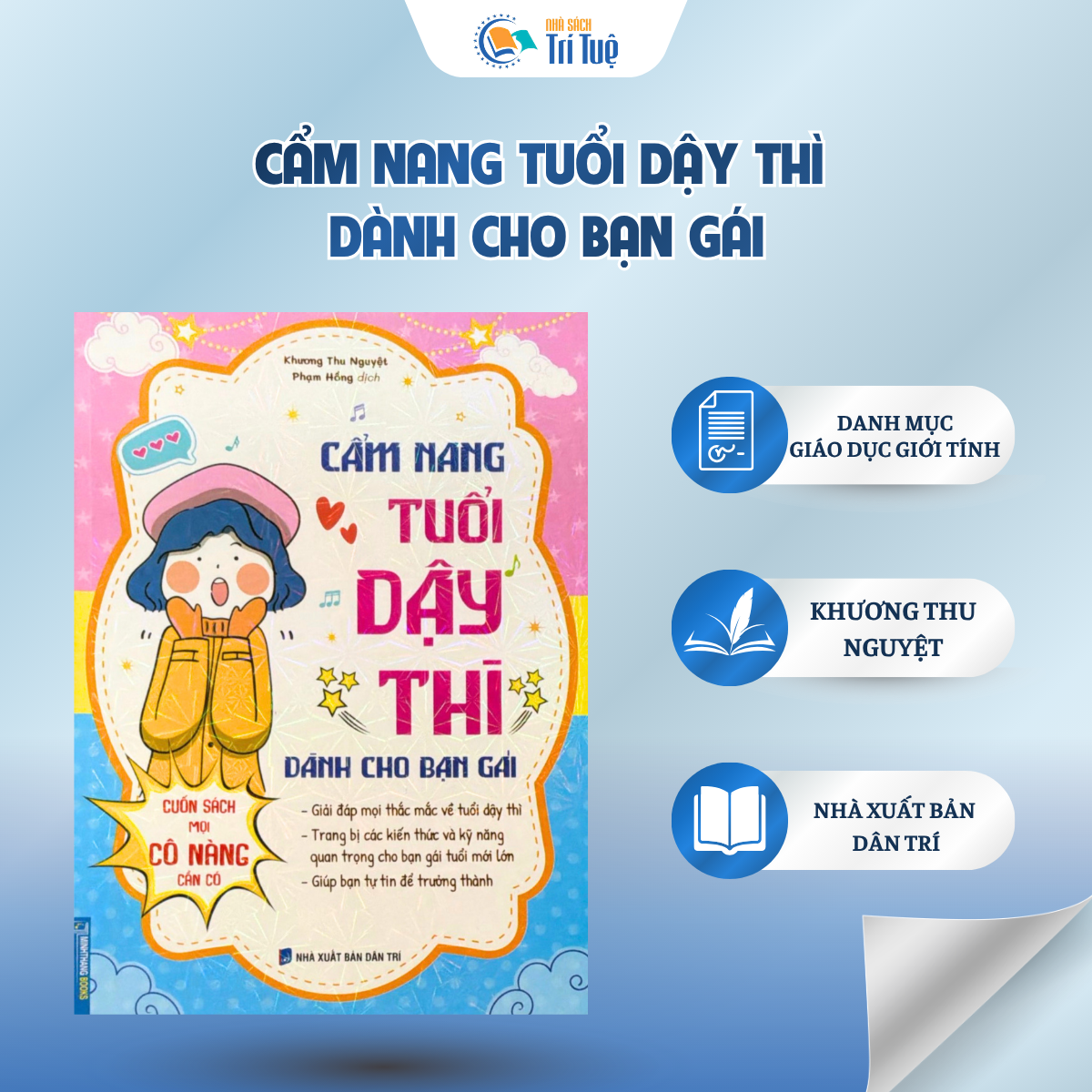 Sách: Cẩm Nang Tuổi Dậy Thì Dành Cho Bạn Gái - NXB Dân Trí