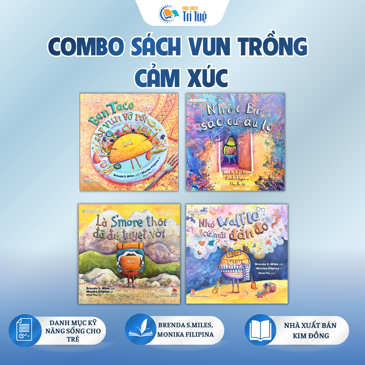 Combo Sách vun trồng cảm xúc (4 cuốn )