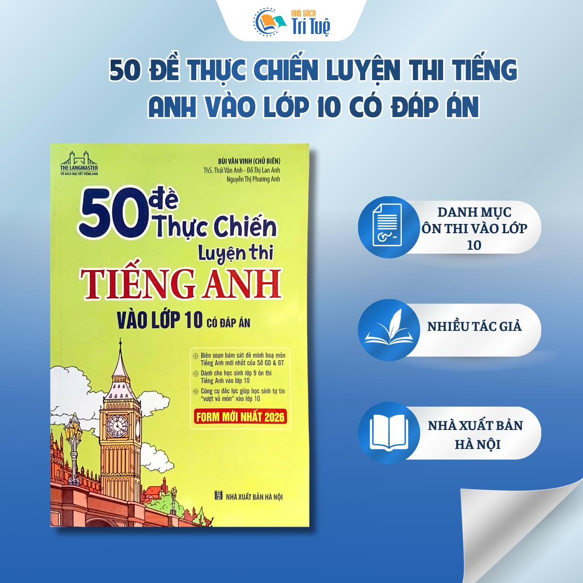 50 đề thực chiến luyện thi Tiếng Anh vào lớp 10 - CĐA