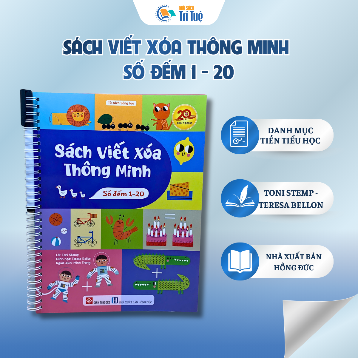 Sách Viết Xóa Thông Minh - Số Đếm 1 - 20