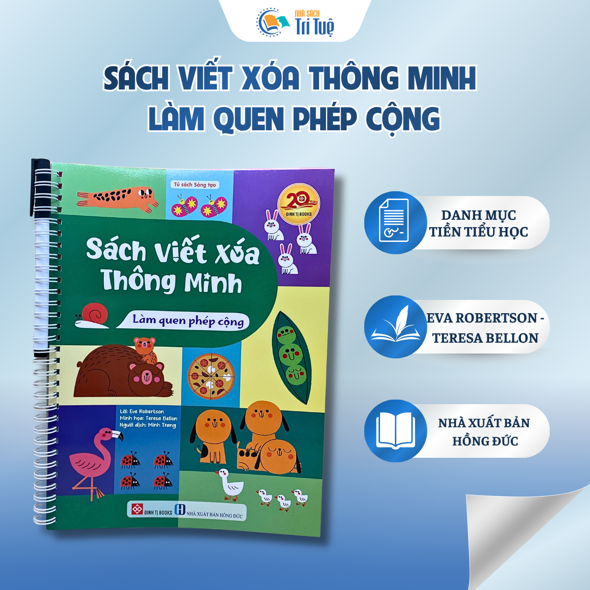Sách Viết Xóa Thông Minh - Làm Quen Phép Cộng